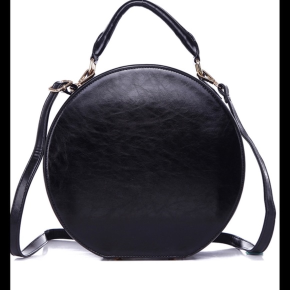 Pink Haley Black Hat Box Satchel Bag - Picture 4 of 5